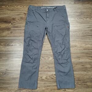 Dovetail Workwear Britt Utility double knee grey carpenter pants womens 18